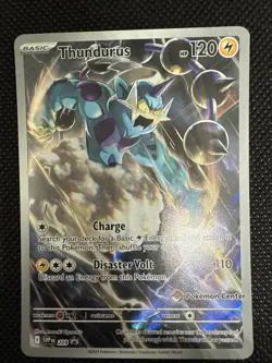 Thundurus 209 Pokemon Center Stamped Promo SV: Black Bolt - Image 1