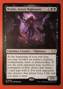 MTG, EDGE OF ETERNITIES. *BRAIDS, ARISEN NIGHTMARE* #0082, RARE EOC REGULAR - Image 1