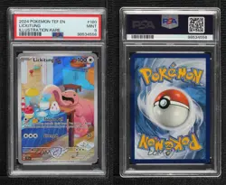 Lickitung Illustration Rare Pokemon SV05: Temporal Forces PSA 9 MINT 0m4q - Image 3