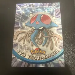 #73 Tentacruel, Pokemon TCG Red Logo Topps TV Animation Edition, Reg, NM - Image 1