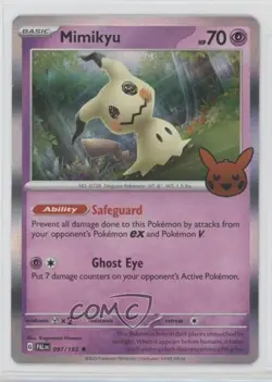 Mirage Holo - Mimikyu Pokemon Scarlet & Violet Trick or Trade BOOster #097 11xq - Image 1