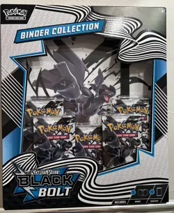 Pokemon TCG Sv: Black Bolt Binder Collection - Factory Sealed NEW - Image 1