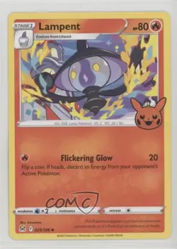 Lampent Pokemon Scarlet & Violet Trick or Trade BOO-ster #025 11xq - Image 1