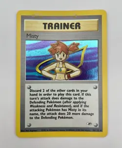 Misty - NM - 2000 WOTC Pokemon Gym Heroes - Holo - #18 - Image 1