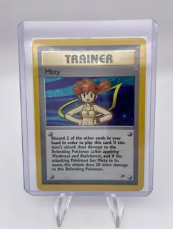 Misty - NM - 2000 WOTC Pokemon Gym Heroes - Holo - #18 - Image 3
