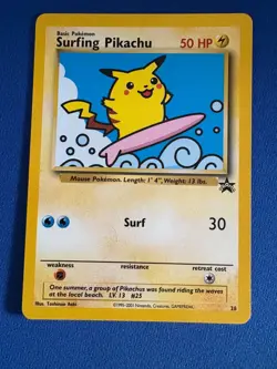 Surfing Pikachu 28/53 Wotc Promo Regular (Pokemon TCG) FREE SHIPPING - Image 1