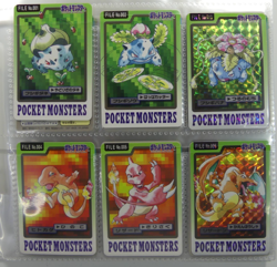 Pokemon Pocket Monsters Carddass 3/4 Bandai All 151 Cards in Original Binder - Image 5