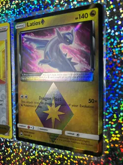 Pokemon: Celestial Storm 108/168 Latios Prism Star; Reverse Holo 159/195 Lance - Image 4