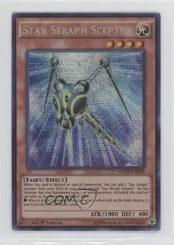 Star Seraph Scepter 1st Ed. YuGiOh World Superstars #WSUP-EN018 3c7 - Image 1