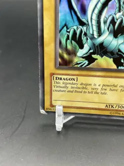 Blue-Eyes White Dragon LOB-001 Ultra Rare Unlimited OG HP/DMG YuGiOh! - Image 3