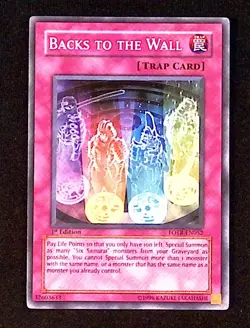 Backs to the Wall YuGiOh Force of the Breaker Trap Common - Image 1