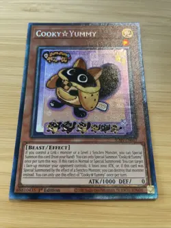 Yugioh! 1x Cooky☆Yummy JUSH-EN017 Collector's Rare 1st Ed NM - Image 3