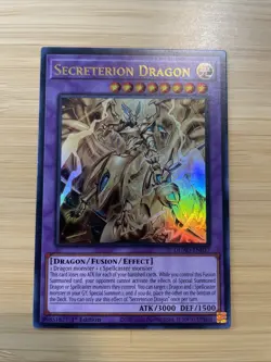 Yugioh Secreterion Dragon DUAD-EN037 1st Edition Ultra Rare NM - Image 1