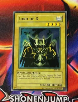 YuGiOh 2002 Lord Of D. SDK-041 Super Rare Unlimited - Heavy Faded Error NM/VLP - Image 1