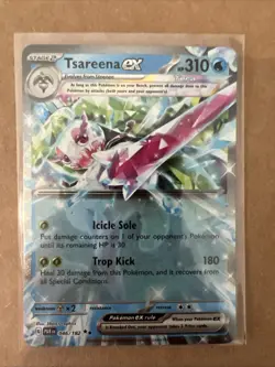 Pokemon TCG Tsareena EX Paradox Rift Holo Double Rare Card 046/182 - Image 1