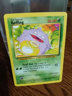 KOFFING Base Set 51/102 Common Pokemon Card Unlimited Edition NM Vintage Wotc - Image 1