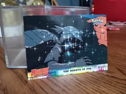 Mewtwo Strikes Back the Rebirth of Ash #38 Topps TV Pokemon Card Rare Black Logo - Image 1
