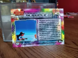 Mewtwo Strikes Back the Rebirth of Ash #38 Topps TV Pokemon Card Rare Black Logo - Image 2