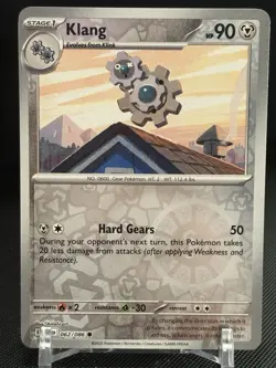 Klang (Reverse Holo) 062/086 Black Bolt/White Flare - Pokemon Card - Image 1