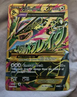 Pokemon Mega Rayquaza EX TCG Card Emerald Break Attack - Image 1
