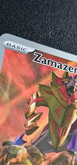 Pokemon TCG Zamazenta 201/182 Destined Rivals Card Illustration Rare LP - Image 3