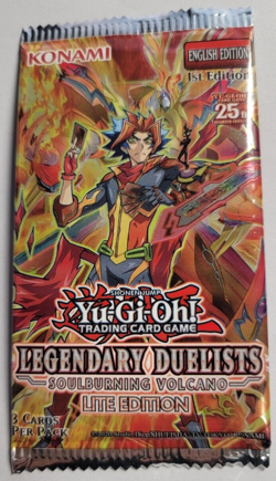 Konami Yu-Gi-Oh Legendary Duelists Soulburning Volcano Trading Card Game 1 Pack - Image 1