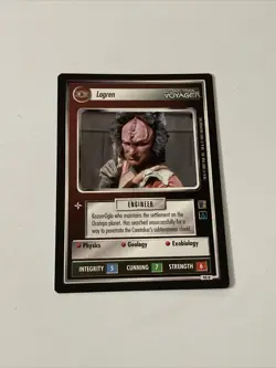 Star Trek CCG Personnel Kazon Lagren Black Boarder Card - Image 1