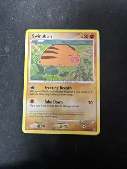 Swinub 77/100 - Stormfront - 2008 - Common - Pokemon Card - Image 1