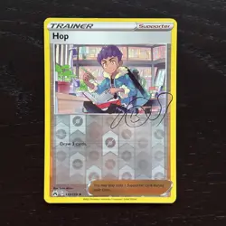 Hop 133/159 Pokemon Crown Zenith Sword & Shield Reverse Holo Rare Card NM - Image 1