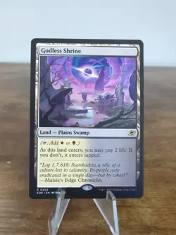 MTG - Godless Shrine _ Edge of Eternities Regular Rare #0254 - Image 1