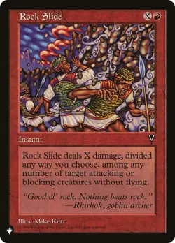 Rock Slide - LIST / English / Near Mint MTG - Image 1