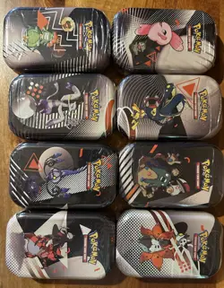 Pokemon Scarlet & Violet Black Bolt & White Flare MINI TIN DISPLAY- Ready 2 Ship - Image 2