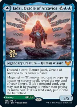 Jadzi, Oracle of Arcavios -Foil Light Play MTG Promos: Prerelease Cards - Image 1