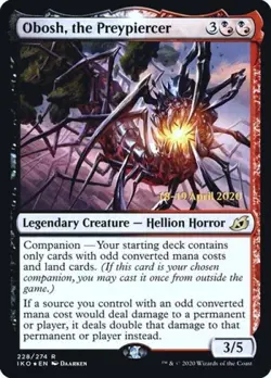 Obosh, the Preypiercer -Foil Light Play MTG Promos: Prerelease Cards - Image 1