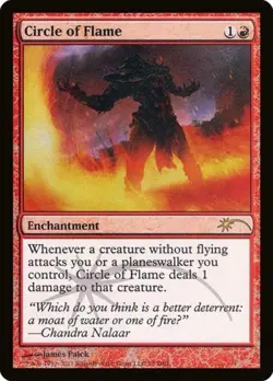 Circle of Flame -Foil Light Play MTG Promos: WPN and Gateway - Image 1