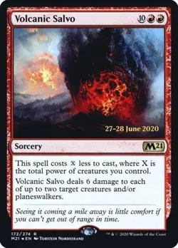 Volcanic Salvo -Foil Light Play MTG Promos: Prerelease Cards - Image 1