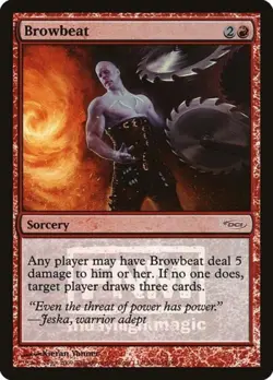 Browbeat -Foil Light Play MTG Promos: FNM - Image 1