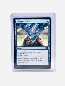 MTG Magic The Gathering Thought Scour Common Near Mint Double Masters 65/331 - Image 1