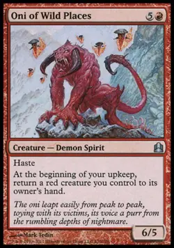 Oni of Wild Places -Foil Light Play MTG Saviors of Kamigawa - Image 1