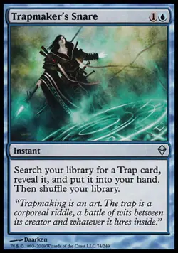 Trapmaker's Snare -Foil Light Play MTG Zendikar - Image 1