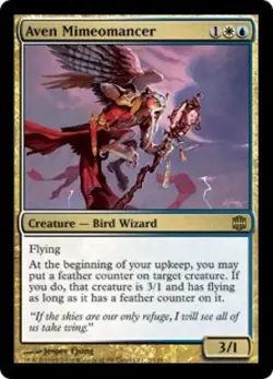 Aven Mimeomancer -Foil Light Play MTG Alara Reborn - Image 1
