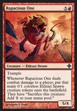 Rapacious One -Foil Light Play MTG Rise of the Eldrazi - Image 1