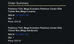 ✅ PRESALE✅ Mega Evolution Gardevoir + Lucario ETB POKEMON CENTER Ships 9/26 - Image 2