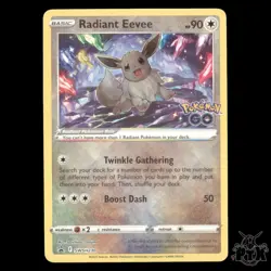 Radiant Eevee #SWSH230 Pokemon Go Promo NM/Near Mint Pokemon 2022 - Image 1