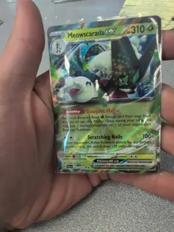 Pokemon Paldea Evolved Meowscarada EX 015/193 Sv02 Holo Ultra Rare Near Mint - Image 1