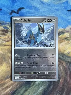 Pokemon TCG-Cobalion 066/086 Pokeball Reverse Holo-Scarlet Violet-Black Bolt - Image 1
