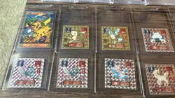 Pokemon Amada Hyper Sticker collection LOT - Image 4