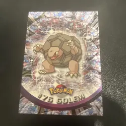 #76 Golem, Pokemon TCG Red Logo Topps TV Animation Edition, Reg, NM - Image 1