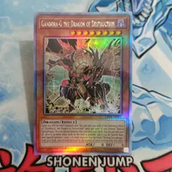 Yugioh Asian English Gandora-G The Dragon Of Destruction LEDE-AE001 HR Original - Image 1