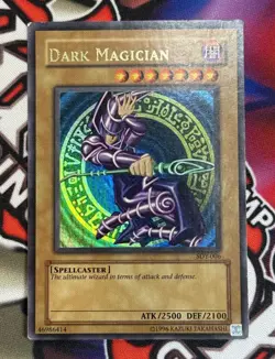 YuGiOh Dark Magician SDY-006 Ultra Rare Wavy Unlimited - Deep Waves - MP - Image 1